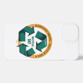 Etui iPhone 13 Reduce Reuse Recycle Eco Tee (Verso Horizontal)