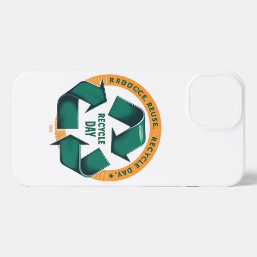 Etui iPhone 13 Reduce Reuse Recycle Eco Tee (Verso Horizontal)