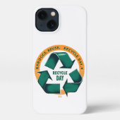 Etui iPhone 13 Reduce Reuse Recycle Eco Tee (Verso)