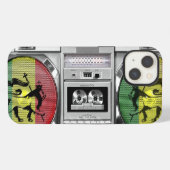 Etui iPhone 13 reggae de boombox (Verso Horizontal)