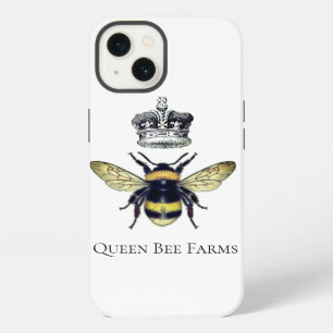 Etui iPhone 13 Reine Abeille Et Ferme Blanche Couronne Ou Rucher