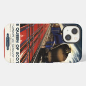 Etui iPhone 13 Reine de train écossais de pullman (Verso Horizontal)