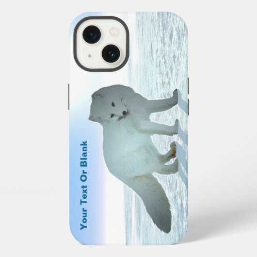 Etui iPhone 13 Renard arctique (Verso)