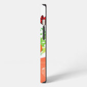 Etui iPhone 13 renard et papillon (Côté gauche)