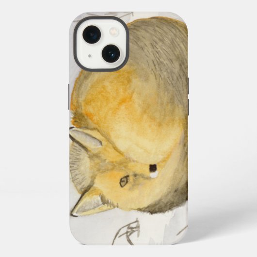 Etui iPhone 13 Renard rouge (Verso)