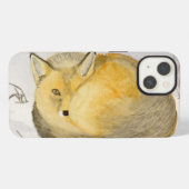 Etui iPhone 13 Renard roux (Verso Horizontal)