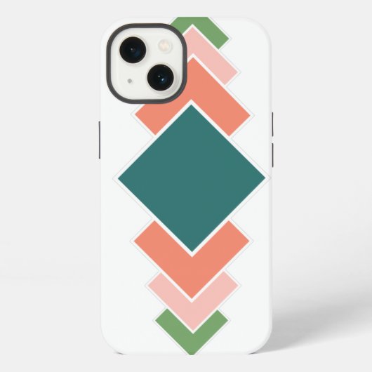 Etui iPhone 13 Repeating Diamonds (Verso)