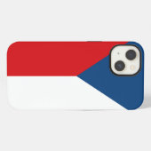 Etui iPhone 13 République tchèque (Verso Horizontal)