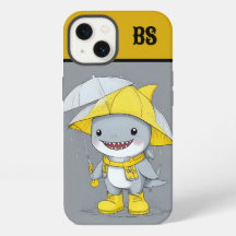 Requin amusant dans les bottes de pluie - Humour d