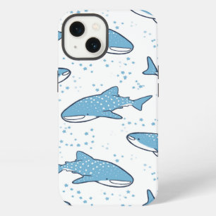 Etui iPhone 13 Requin Baleine Étoilé (Lumière)
