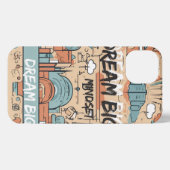 Etui iPhone 13 Restez inspiré - Motivation et mise à niveau (Verso Horizontal)