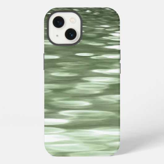 Etui iPhone 13 Résumé #3 : Floue vert olive Case-Mate Coque iPhon (Verso)