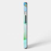 Etui iPhone 13 Résumé fluide néon abstrait (Côté gauche)