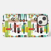 Etui iPhone 13 Rétro moderne (Verso Horizontal)