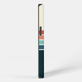 Etui iPhone 13 Retro Striped Pattern 70's 80's, Colorful (Côté droit)