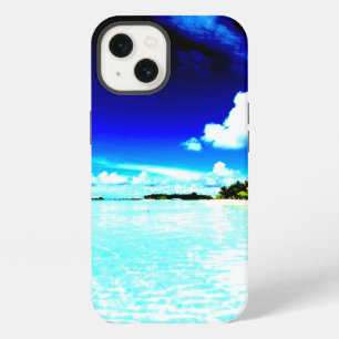 Etui iPhone 13 Rêve océanique île caraïbes exotique