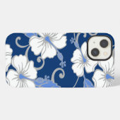 ETUI iPhone 13 RÊVE POLYNÉSIEN (BLEU) (Verso Horizontal)