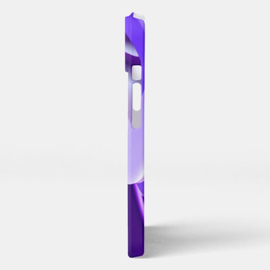 Etui iPhone 13 Rêves arc-en-ciel à fleurs violettes (Côté gauche)