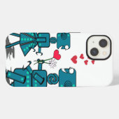 Etui iPhone 13 robot (Verso Horizontal)