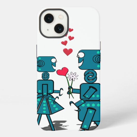 Etui iPhone 13 robot (Verso)