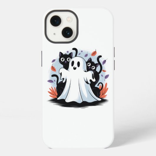 Etui iPhone 13 Rondes de nuit d'Halloween (Verso)