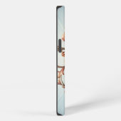 Etui iPhone 13 Rose baroque (Côté droit)