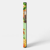 Etui iPhone 13 Rose Courage de Corbeau (Côté gauche)