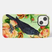 Etui iPhone 13 Rose Courage de Corbeau (Verso Horizontal)