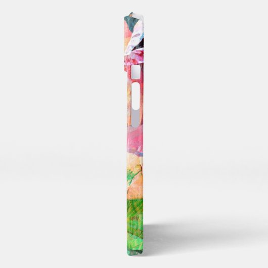 Etui iPhone 13 Rose de fleurs (Côté gauche)