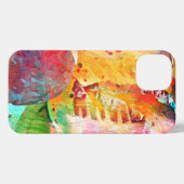 Etui iPhone 13 Rose de fleurs (Verso Horizontal)