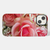 Etui iPhone 13 Rose Juxtapose extra Protection Monogramme (Verso Horizontal)