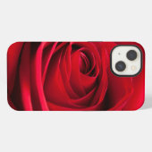 Etui iPhone 13 Rose rouge (Verso Horizontal)
