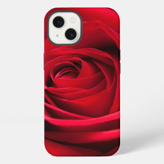 Etui iPhone 13 Rose rouge (Verso)