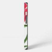 Etui iPhone 13 Rose Rouge (Côté gauche)