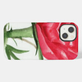Etui iPhone 13 Rose Rouge (Verso Horizontal)