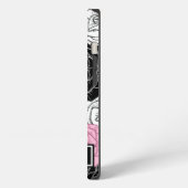 Etui iPhone 13 Roses modernes (Côté gauche)