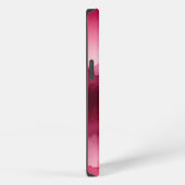 Etui iPhone 13 rouge et rose abstrait (Côté droit)