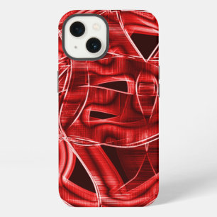Etui iPhone 13 Ruban adhésif acrylique rouge restant croisé et ch