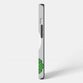 Etui iPhone 13 Ruban de fleurs vertes Tmpl par Kenneth Yoncich (Côté gauche)