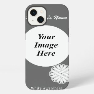 Etui iPhone 13 Ruban Fleur Blanche Tmpl par Kenneth Yoncich