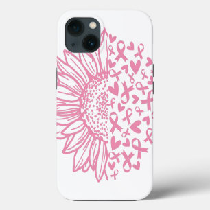 Etui iPhone 13 Ruban rose de sensibilisation au cancer du sein To