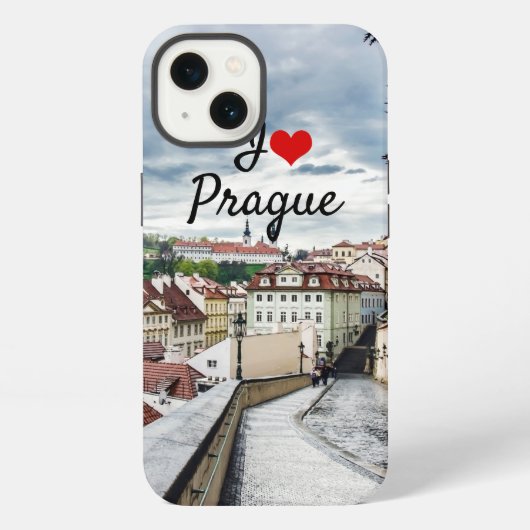 Etui iPhone 13 Rue dans le centre de Prague (Verso)