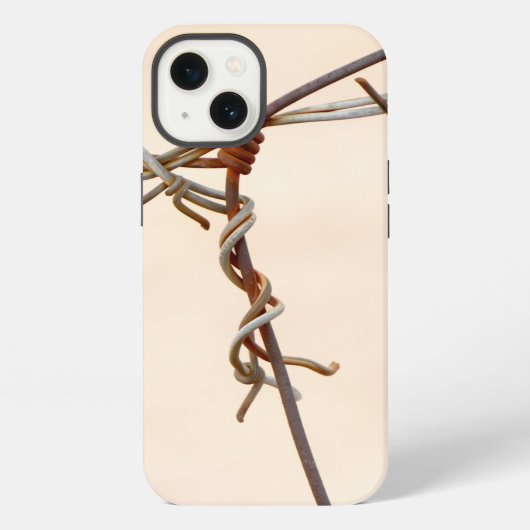Etui iPhone 13 Rusty Barbed Wire Knot (Verso)