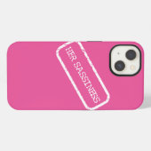 ETUI iPhone 13 "SA SÉCURITÉ" (Verso Horizontal)
