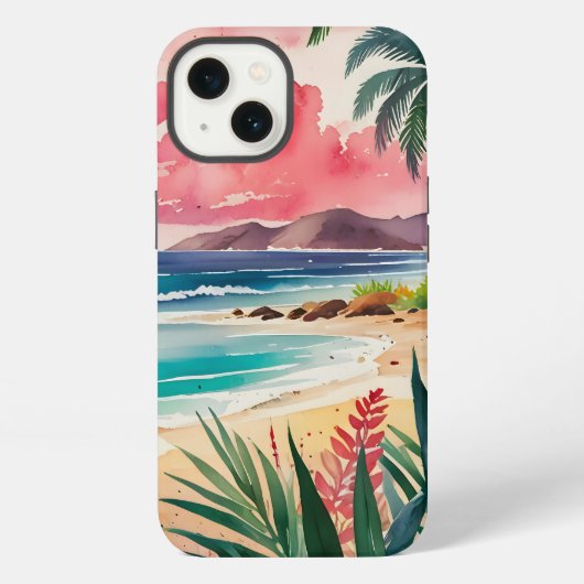 Etui iPhone 13 Sables Dorés (Verso)