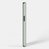 Etui iPhone 13 Sage Green Minimal Moderne Monogramme initial (Côté droit)