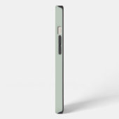 Etui iPhone 13 Sage Green Minimal Moderne Monogramme initial (Côté gauche)