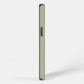 Etui iPhone 13 Sage Green Monogrammes Initiales Boho tendance (Côté droit)