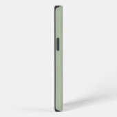 Etui iPhone 13 Sage Moderne Monogrammé (Côté droit)