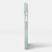 Etui iPhone 13 Sage | Tropical Botanical Palm Feuille Motif (Côté gauche)